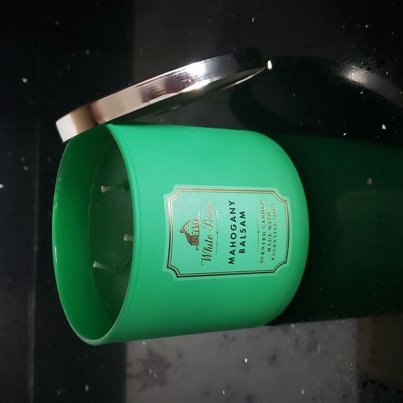 Bath & Body Works Other - New BBW 3 Wick Candle-Mahogany Balsam